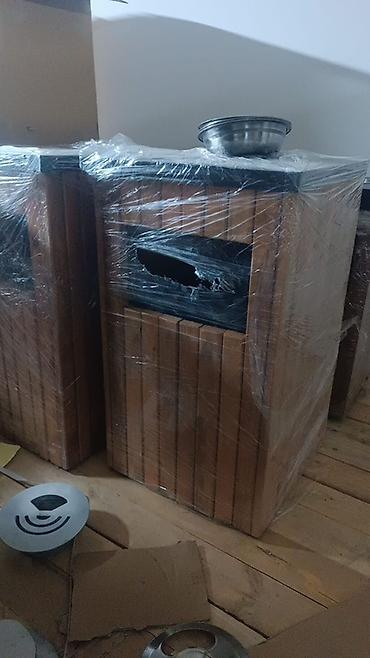 yemək qabları: Zibil qutuları Zibil qabları İstənilən sayda mövcuddur . Taxta və — 5