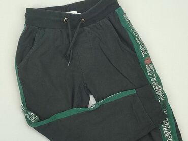 szerokie czarne spodnie: Sweatpants, Harry Potter, 9 years, 128/134, condition - Good