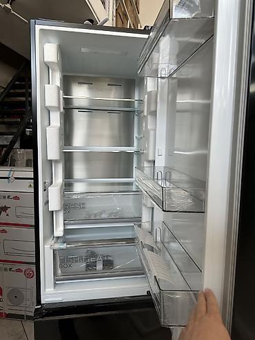 id cooling: Холодильник Midea Nature Collection с зеркальной черной дверью и — 6