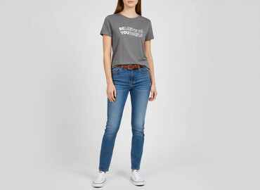 koszulka era 47: Primark, T-shirt damski, rozmiar S