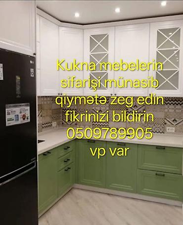 telefon sifarisi: Sifarişlə mətbəx dəsti, MDF — 1