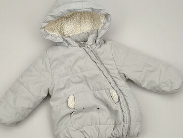 długa kurtka zimowa: Kurtka, H&M, 12-18 m, stan - Dobry