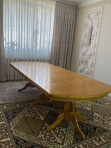 study table: Стол для зала, Б/у, Не раскладной, Прямоугольный — 4