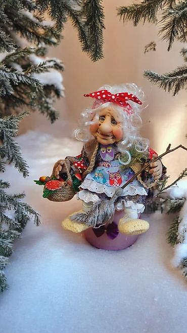 Другой декор и предметы интерьера: Интерьерная кукла Баба Яга — это сказочная мудрая хранительница — 8