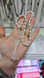 Təsbehlər: Gümüş təsbeh kolleksiyası.qiymet 100 m.dan baslayir - Material: gümüş — 18