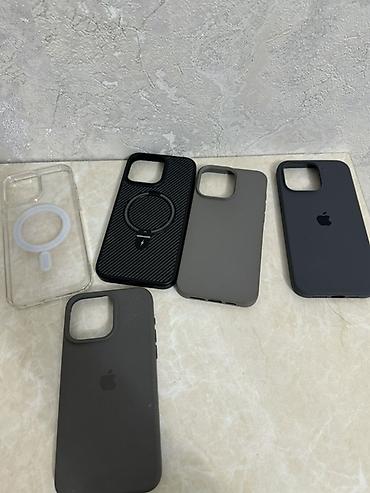 Apple iPhone: IPhone 15 Pro Max, Б/у, 256 ГБ, Natural Titanium, Чехол, 88 % — 10