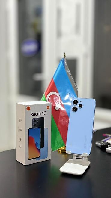 redmi original adapter: Redmi 12, 256 GB, rəng - Mavi, Barmaq izi — 2