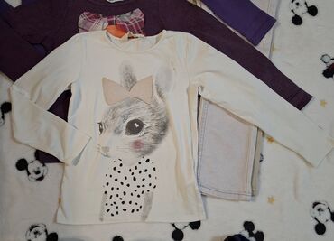 Paketi dečije odeće: Paket: Košulje, Majice, Pantalone, Za devojčice, uzrast: 5-6 godina — 16