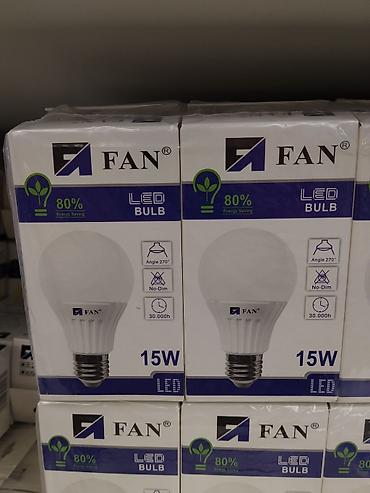 лампы h1: LED-лампа FAN, модель A60, мощность 15 Вт. Основные характеристики: - — 1