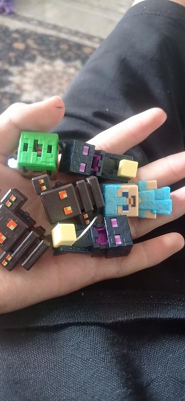коллекционные: Набор мини-фигурок по мотивамкиндр Minecraft. штук 50сом оригинальный — 1