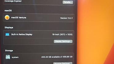 Ноутбуки Apple (MacBook): Продается MacBook Pro 16 inch 2021 Пооцессор: Intel Core i7 6 ядер — 7