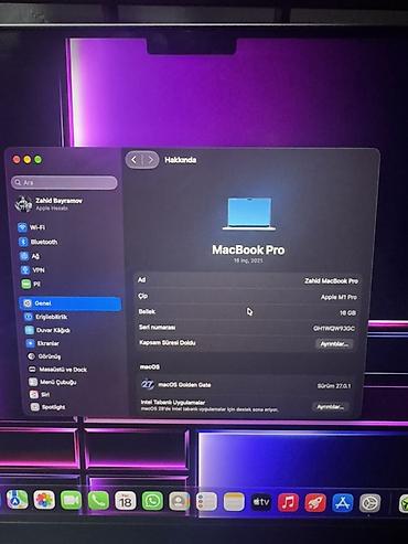 kreditle noutbuklar: Apple MacBook Pro 16" (2021) – M1 Pro Apple MacBook M1 Pro 16 inch — 3