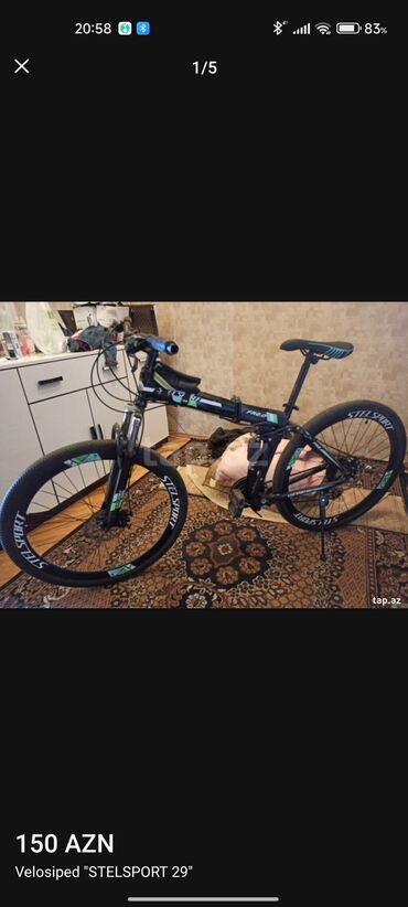 fat bike: Б/у Горный велосипед Stels, 29", скоростей: 21, Бесплатная доставка