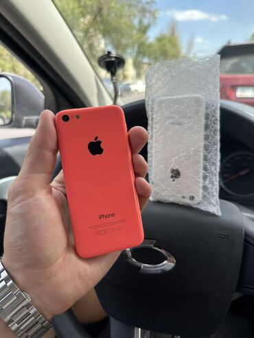 не рабочий телефоны: IPhone 5c, Колдонулган, 16 ГБ, 100 %