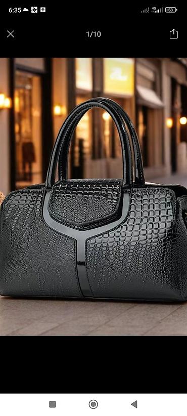 Классические сумки: Классическая сумка, Материал: Экокожа, Регулируемый ремень, Женские — 6