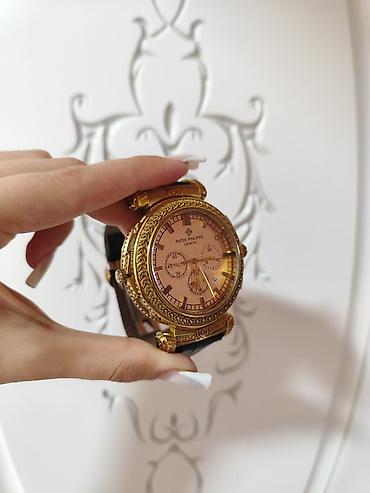 apple watch series 1: İşlənmiş, Qol saatı, Patek Phillipe, rəng - Qızılı — 10