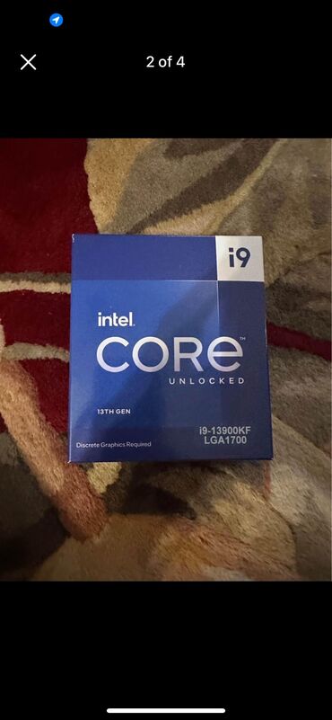 комплект материнка и процессор: Процессор, Жаңы, Intel Core i9, ПК үчүн