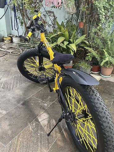 velasipedlər: FullBike GTR-669 fatbike velosiped Tek prablemi ön öturcudur - — 2