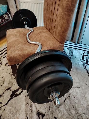 Ştanqlar və ştanq diskləri: Ştanq, Çəki: 60 kq — 5