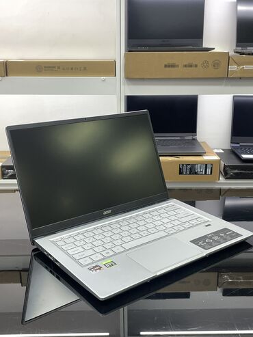 Ноутбуки и нетбуки: Ультрабук, Acer, 8 ГБ ОЗУ, AMD Ryzen 5, 14.3 ", Новый, Для работы, учебы, память SSD