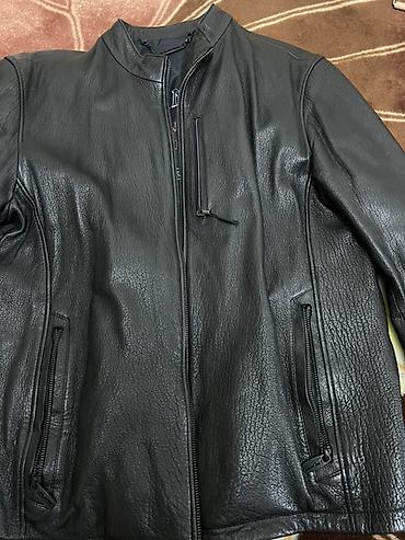 soft shell: Мужская кожаная куртка Jane Camellot, размер L / 52. В отличном — 4