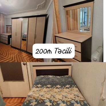 Yataq otağı dəstləri: İkinəfərlik çarpayı, Dolab, Termo, İşlənmiş