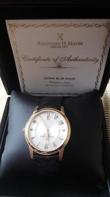 часы fossil бишкек: СРОЧНО!!! ПРОДАЮ ЧАСЫ BERHAND H.MAYER Почти не пользовались Как новые