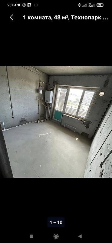 горгаи: 1 комната, 48 м², Технопарк 108 серия, 2 этаж, ПСО (под самоотделку) — 3