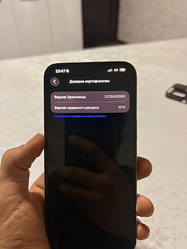 Apple iPhone: IPhone 15 Pro Max, 256 ГБ, Natural Titanium, 80 % — 5