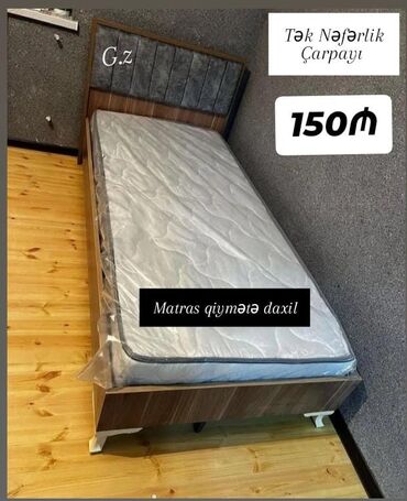 Termolar: Yeni, Təknəfərlik çarpayı, Bazasız, Matras ilə, Siyirməsiz