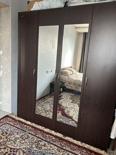 Спальные гарнитуры: Спальный гарнитур, Шкаф, цвет - Коричневый at lalafo.kg — 4 Спальные гарнитуры: Спальный гарнитур, Шкаф, цвет - Коричневый — 4