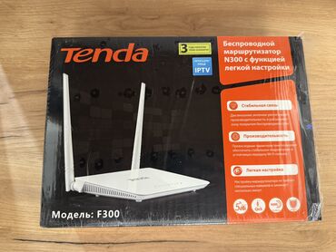 Başqa xidmətlər: Tenda wifi az işlənib demek olarki təzədi Model F300, 4 dene girişi