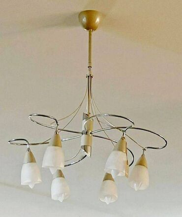 светильник рыбки ссср: Светильник подвесной, потолочный 6 ламп - тип цоколя: E14, диаметр 53