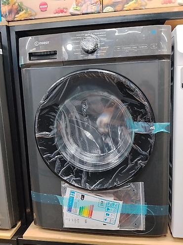 denon d7: Стиральная машина Indesit (фронтальная загрузка), темно-серый корпус — 1
