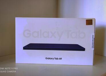 kompüter ekranı: Samsung Tab A9 64GB Yaddaş 4 RAM Keyfiyyət: 1080p - 30FPS Planşet