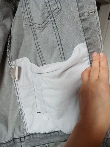 Kurtkalar: ESPİRİ DENİM cins gödəkçə. Kişi üçün. isti saxlayır.Əyində super — 5