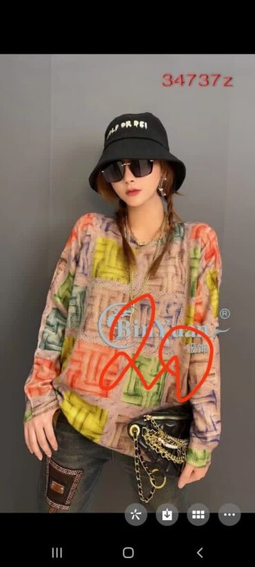 Женская одежда: Кофточки ангорка, Корейский стиль, размер стандарт 46,54 цена 1550сом