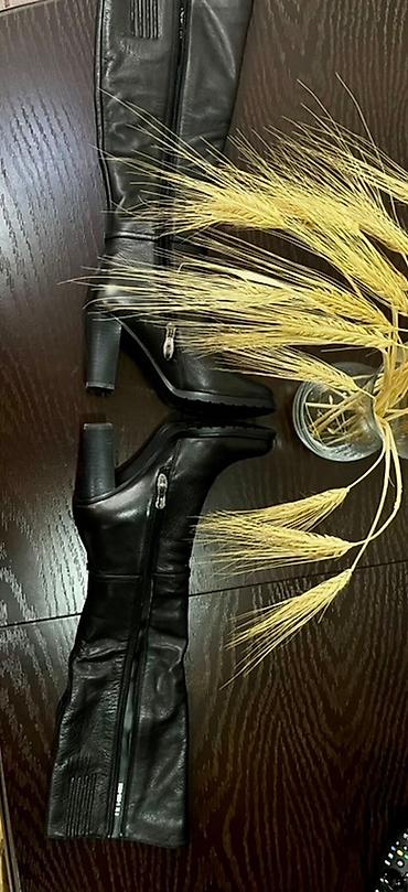 Сапоги: Сапоги, 36, Новый, цвет - Черный, Платная доставка, Самовывоз — 3