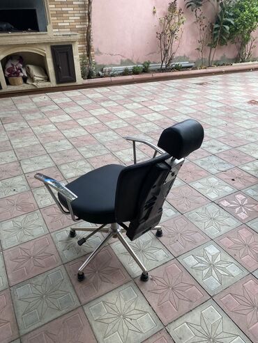 JMC: Peşəkar salon/kosmetoloji kreslo - Rəng: qara - Material: yumşaq süni