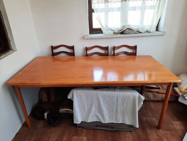 кухонные стулья: Для гостиной, Б/у, Нераскладной, Прямоугольный стол