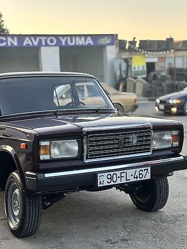 VAZ (LADA): VAZ 2107 sedan - Kuzov: klassik 4 qapılı sedan, tünd albalı/bordo — 1