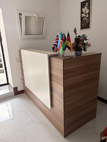 ofis oturacaq: Ofis resepsiyon masası - Material: Laminat/MDFlam - Dizayn — 1