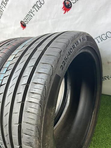 22540 r18 лето: Шины 225 / 40 / R 18, Лето, Б/у, Пара, Легковые, Германия, Continental — 2