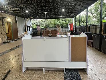 kravat uşaq ucun: Uşaq beşiyi – çoxfunksiyalı model - Rəng: ağ və açıq bənövşəyi — 3