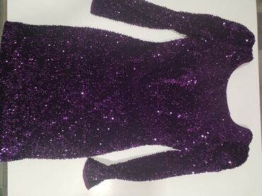 moda haljine: M (EU 38), color - Purple, Other style, Long sleeves