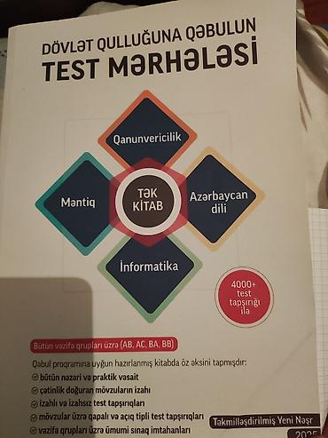 Dövlət qulluğu kitabı,bütün dərslər bir kitabda 800səhifədən artıqdı