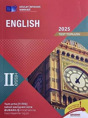 Testlər: İngilis dili Testlər 11-ci sinif, DİM, 2-ci hissə — 1