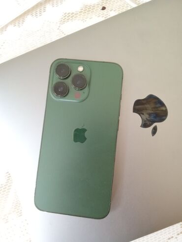 чехлы на 12: IPhone 13 Pro, Колдонулган, 128 ГБ, Alpine Green, Каптама, 100 %