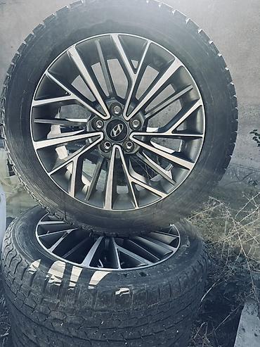 Шиналар жана дисктер: KIA Sportage 225/55 R18 - Оригинальные литые диски Hyundai с — 2