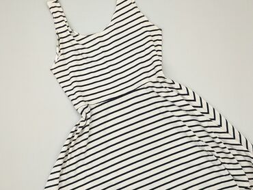 biało czarna sukienki wieczorowa: Sukienka, S, stan - Dobry